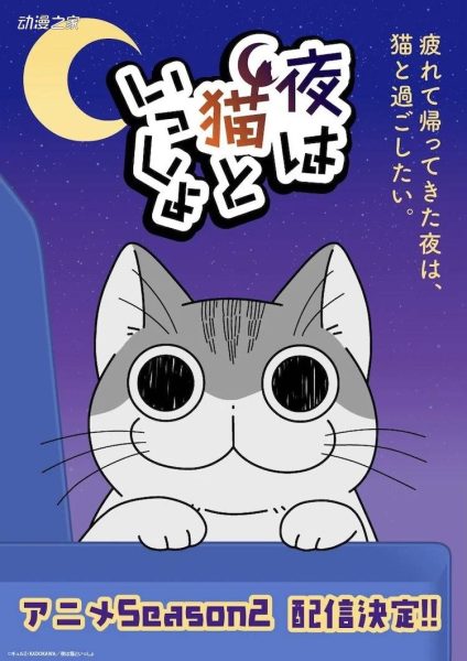 动画《与猫共度的夜晚》第二季2023年年内播出
