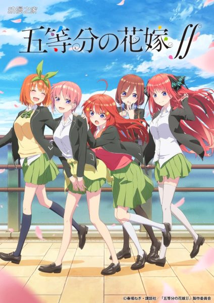 TV动画《五等分的花嫁》连续五周公开角色PV