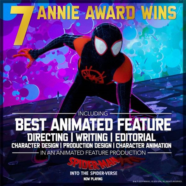 第46届安妮奖获奖名单揭晓，最大赢家《蜘蛛侠：平行宇宙》