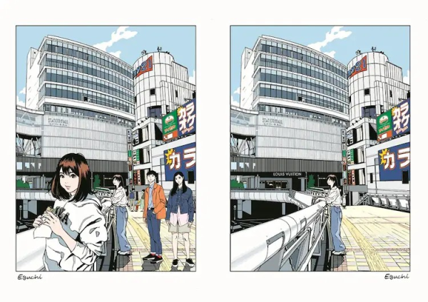 江口寿史为千叶县柏市绘制纪念插画并举办展览
