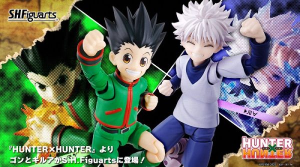 Bandai SHF《全职猎人》小杰与奇犽可动人偶12月5日预订开启