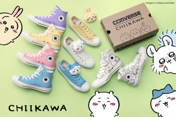 《ちいかわ》×Converse合作款鞋子即将发售
